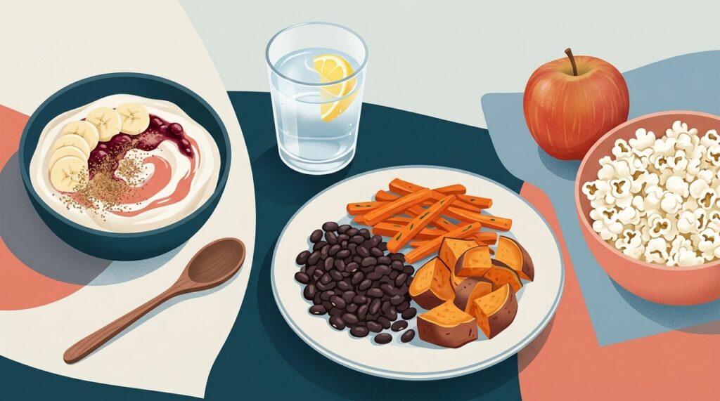 Distribuir diferentes fontes de fibra nas refeições pode ser mais simples do que depender de um único alimento.