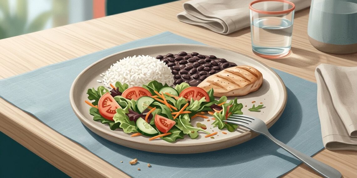 Comer a salada antes do prato principal: qual o benefício e como fica a glicemia