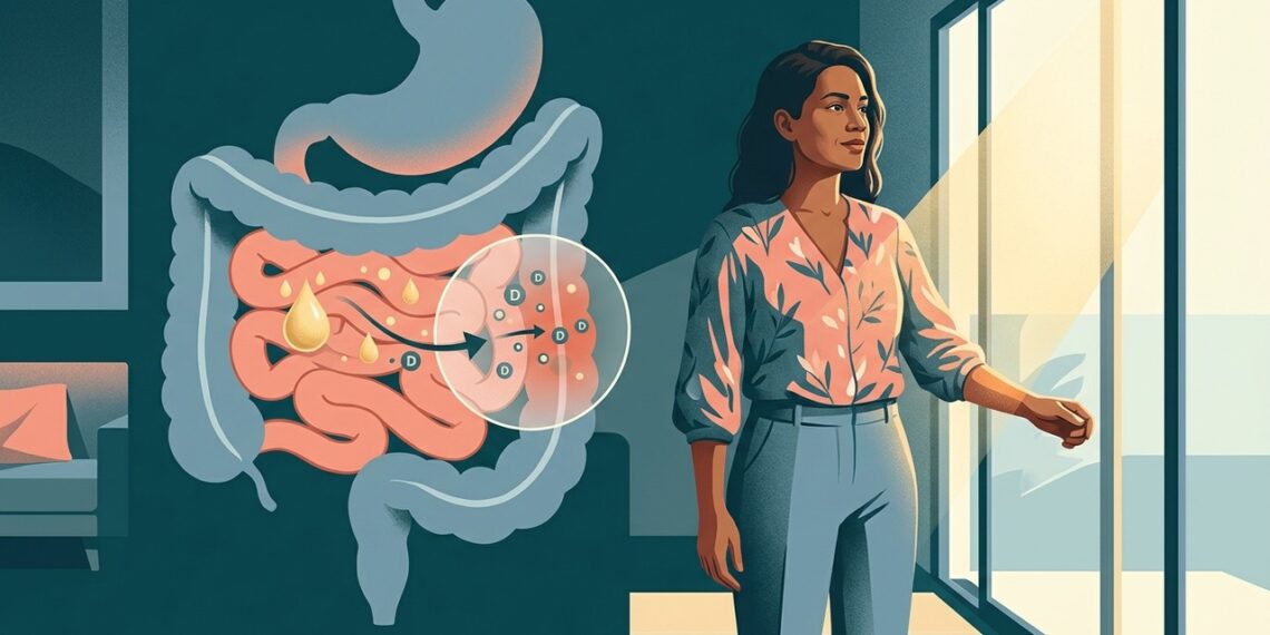 A falta de vitamina D nem sempre é só falta de sol: o intestino também conta