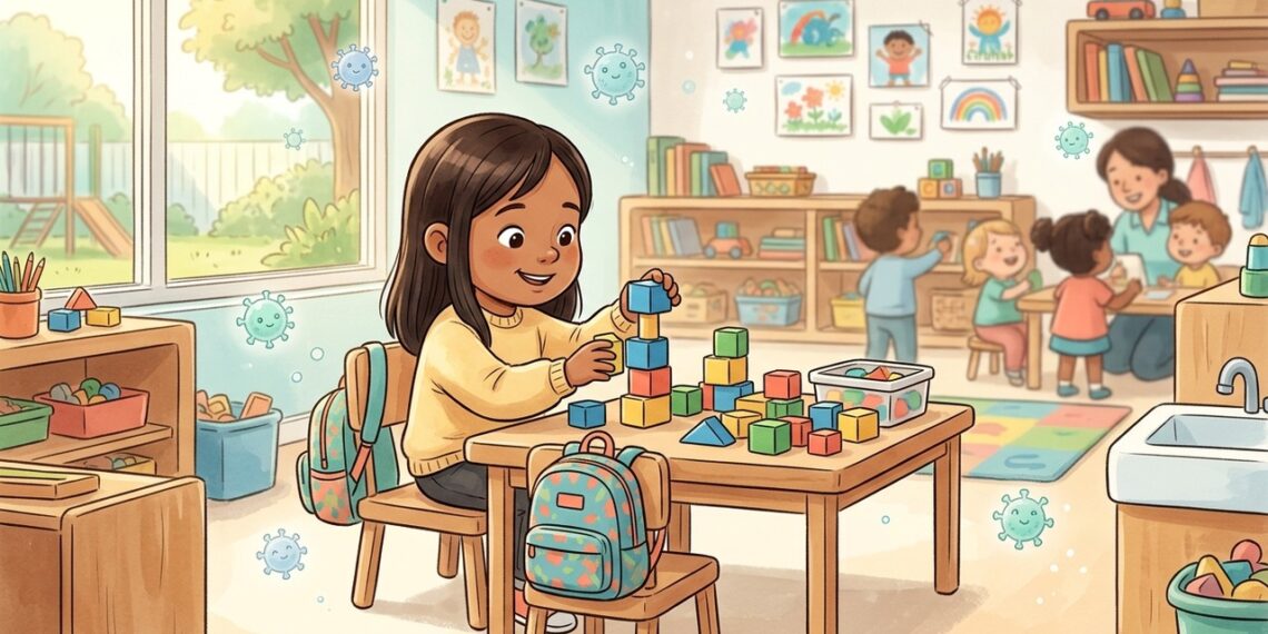 As gripes seguidas em crianças que entraram na creche não se devem apenas à imunidade fraca, mas sim na maioria à exposição normal a vírus nessa fase da vida