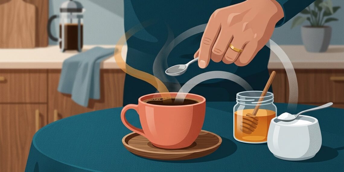 Trocar açúcar por mel deixa o café mais saudável? A quantidade ainda importa