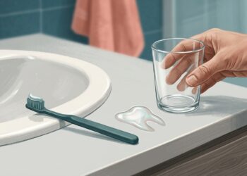 Especialistas em saúde bucal são unânimes: "Para proteger os dentes, não enxágue a boca depois de escovar, apenas cuspa o excesso”