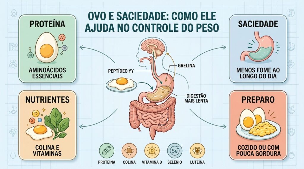 Proteína, nutrientes e preparo adequado fazem do ovo uma opção nutritiva e saciante.