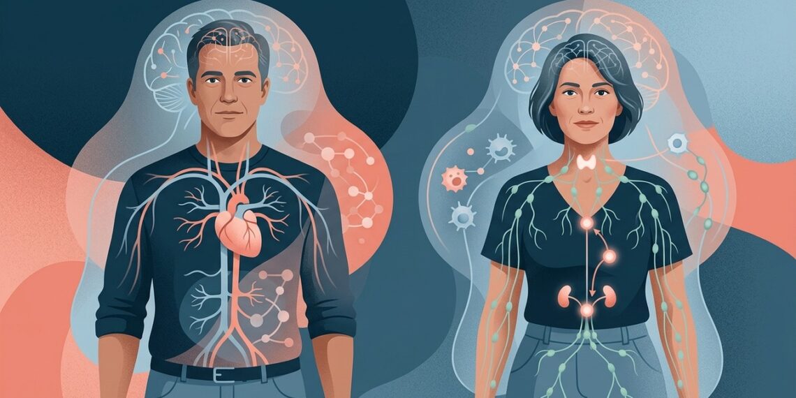Homens e mulheres da mesma idade podem envelhecer de formas diferentes em cada órgão