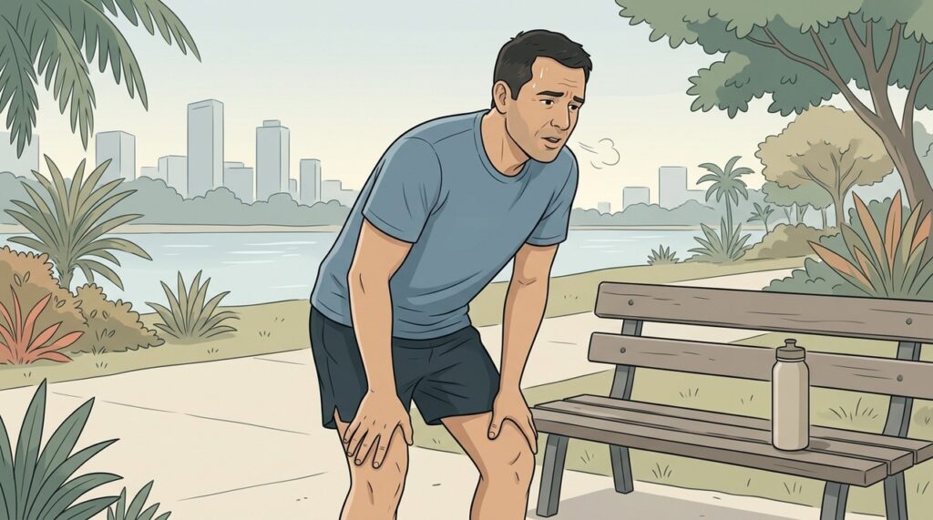 Tosse ao correr pode estar ligada ao estreitamento temporário dos brônquios.