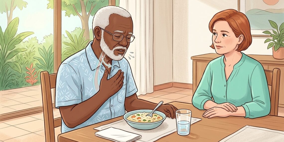 As pneumonias que se repetem em idosos não se devem apenas à imunidade baixa, mas sim na maioria a engasgos silenciosos na hora de comer