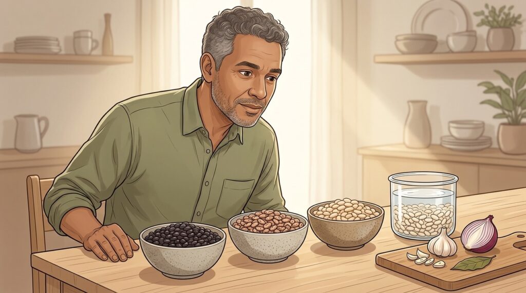 Feijão preto, carioca e branco variam pouco; o preparo muda bastante o resultado nutricional.