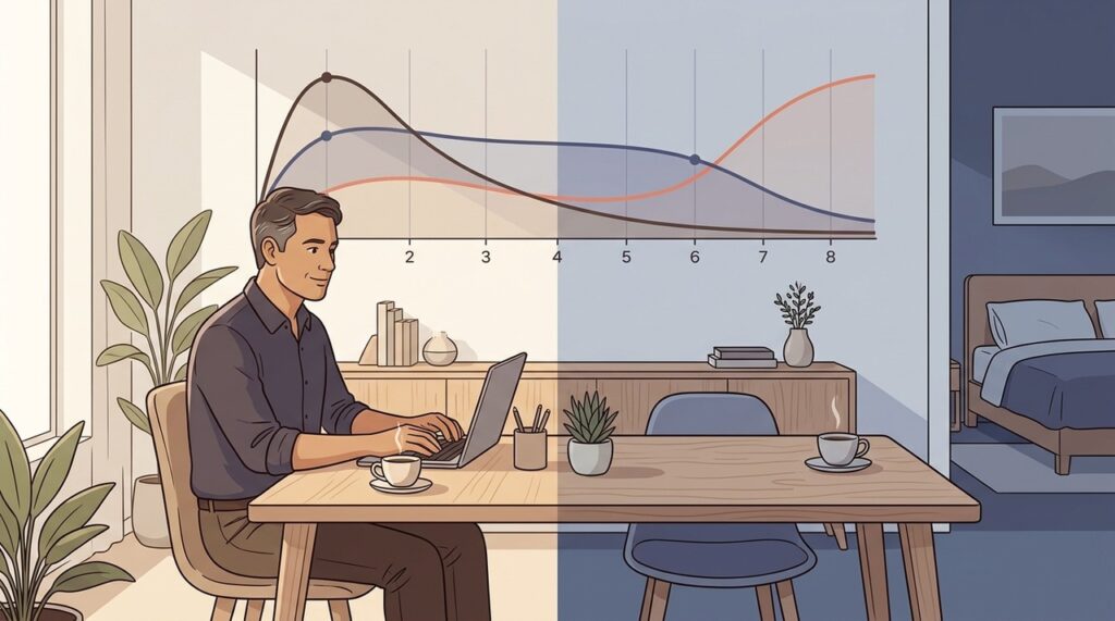 Quanto mais tarde a cafeína é consumida, maior pode ser seu impacto no descanso.