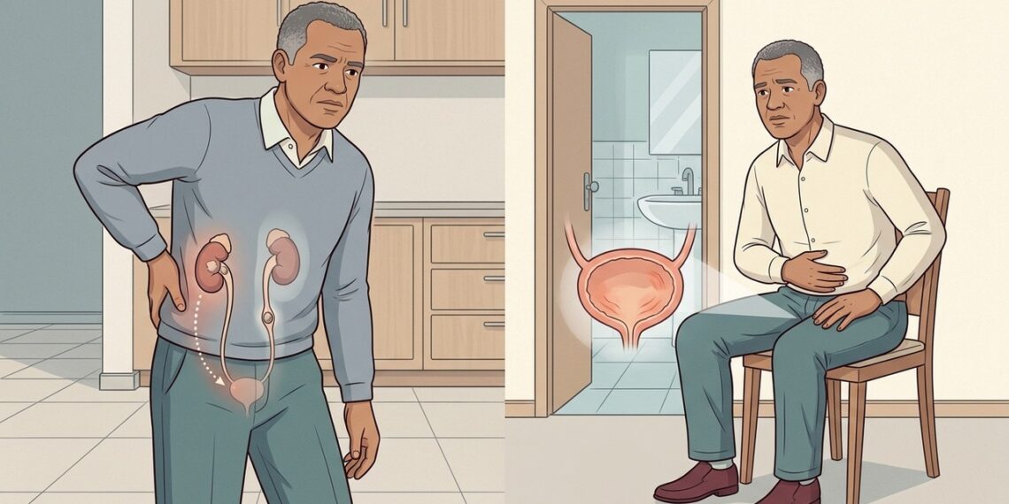 Pedra nos rins e infecção urinária causam sintomas diferentes e exigem cuidados distintos