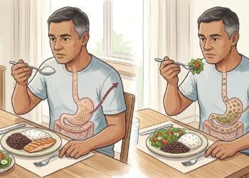 Por que comer a salada antes do arroz faz diferença na glicemia