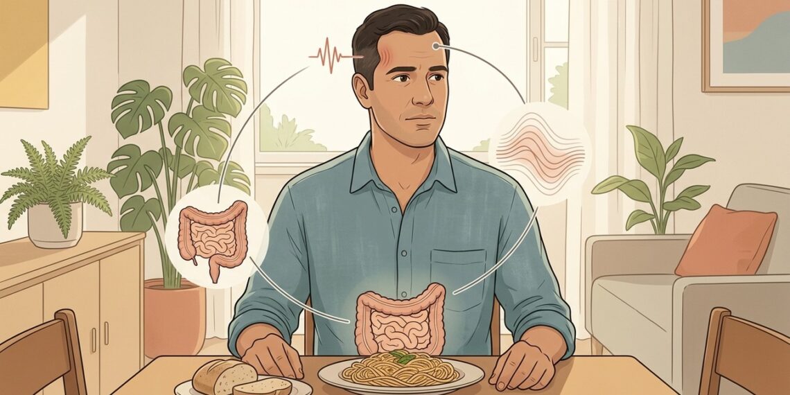 Enxaquecas frequentes junto com alterações intestinais e ansiedade podem apontar para sensibilidade ao glúten não celíaca