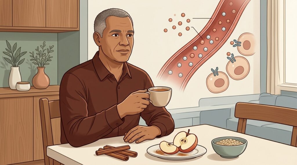 Chás, frutas e aveia são formas simples de usar canela na rotina.