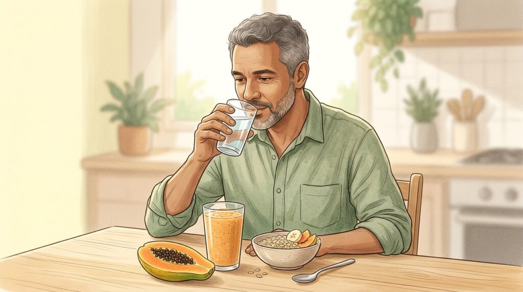 Para o intestino, aumentar fibras sem beber água pode ter efeito contrário.