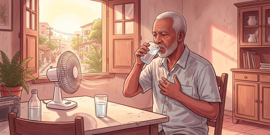 Por que o calor excessivo prejudica mais o coração de idosos do que o de adultos jovens