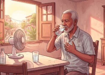 Por que o calor excessivo prejudica mais o coração de idosos do que o de adultos jovens