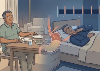Comer muito perto da hora de dormir pode piorar o refluxo e fragmentar o sono mesmo em quem não sente azia durante o dia