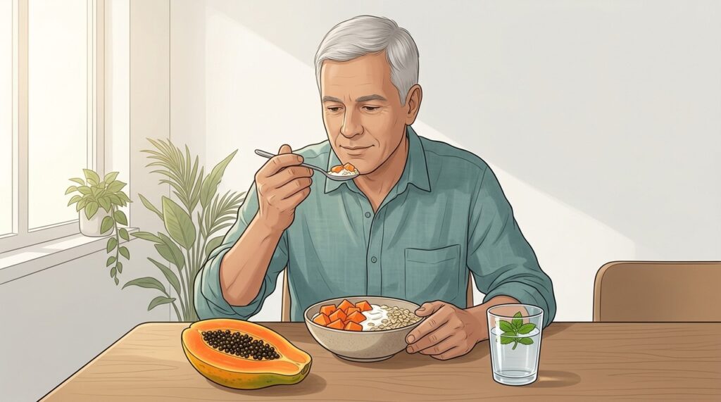 A fruta pode favorecer a digestão e contribuir para as defesas naturais do organismo.