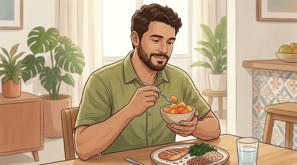 Mamão após refeições pode integrar uma rotina alimentar voltada ao conforto intestinal.