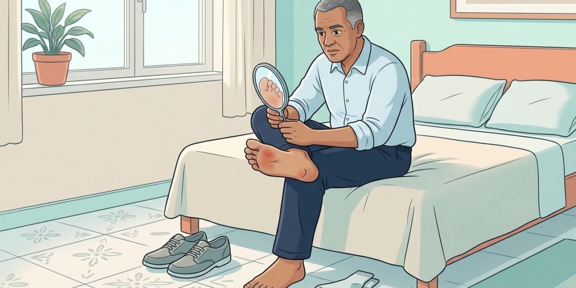 Quem tem diabetes precisa olhar os pés mesmo quando não sente dor?