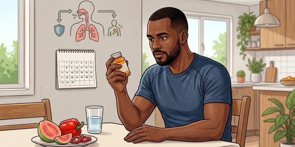 Tomar vitamina C todo dia não evita o resfriado na maioria das pessoas, mas sim encurta o tempo dos sintomas