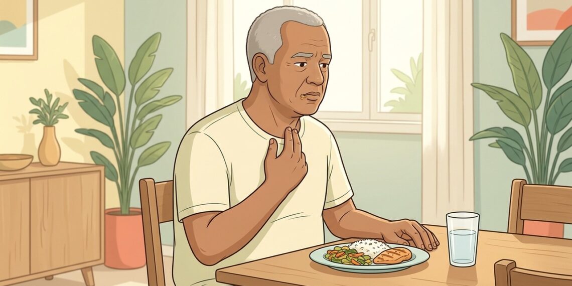 Comida parece ficar presa ao engolir? Entenda por que investigar