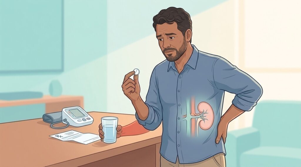 Dor recorrente e automedicação podem aumentar a sobrecarga e lesão dos rins.
