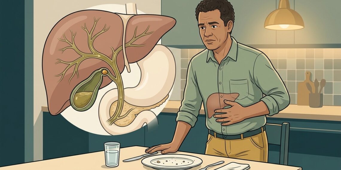 Dor do lado direito da barriga depois de comer pode vir da vesícula