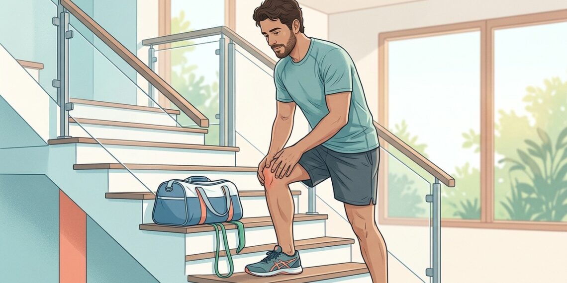 Dor no joelho ao subir escada aos 30 e poucos anos pode ter uma explicação simples