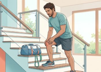 Dor no joelho ao subir escada aos 30 e poucos anos pode ter uma explicação simples