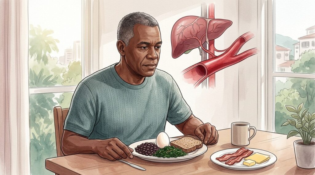 O impacto cardiovascular depende mais do padrão alimentar e dos acompanhamentos do que da gema isoladamente.