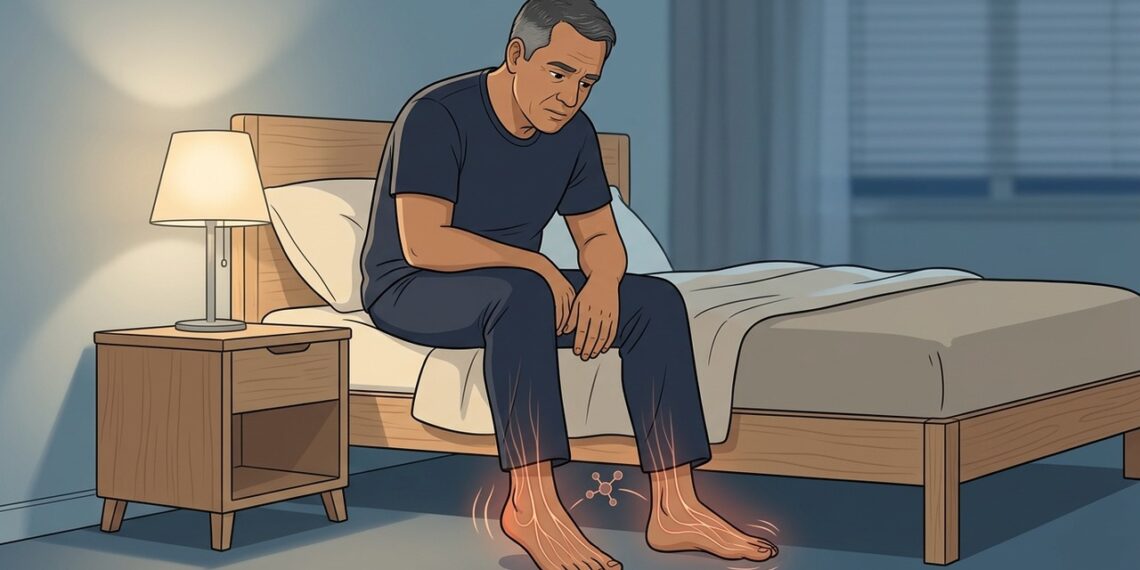 Sensação de queimação nos pés à noite: um sinal que pode estar ligado ao diabetes