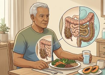 O intestino preso em adultos e idosos não vem apenas da falta de fibras, mas também da pouca ingestão de água, que amolece o bolo fecal e facilita a evacuação