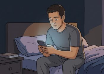 Dormir com o celular por perto pode alterar o sono profundo sem que a pessoa perceba pela manhã
