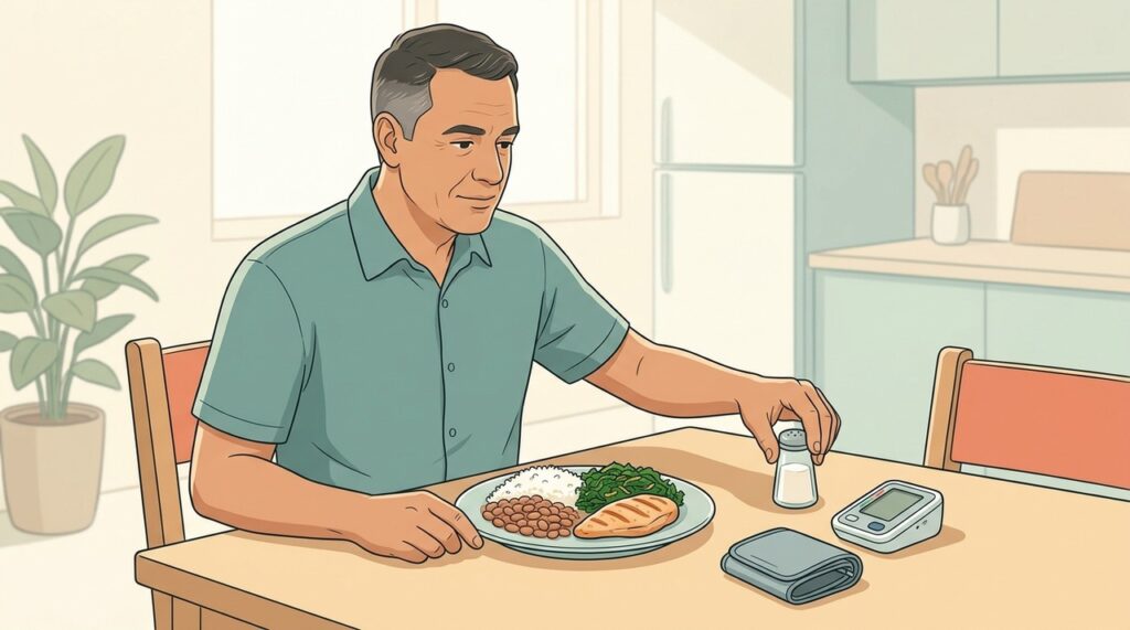 Menos sal e mais temperos naturais ajudam a tornar a alimentação mais favorável à pressão.