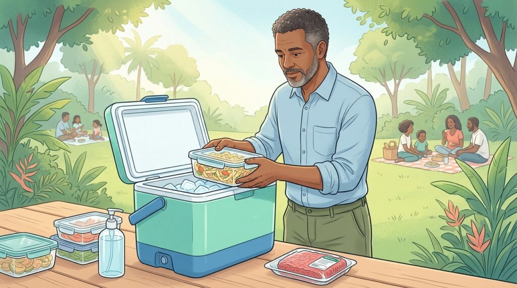 Calor e refeições ao ar livre exigem atenção redobrada à conservação dos alimentos.