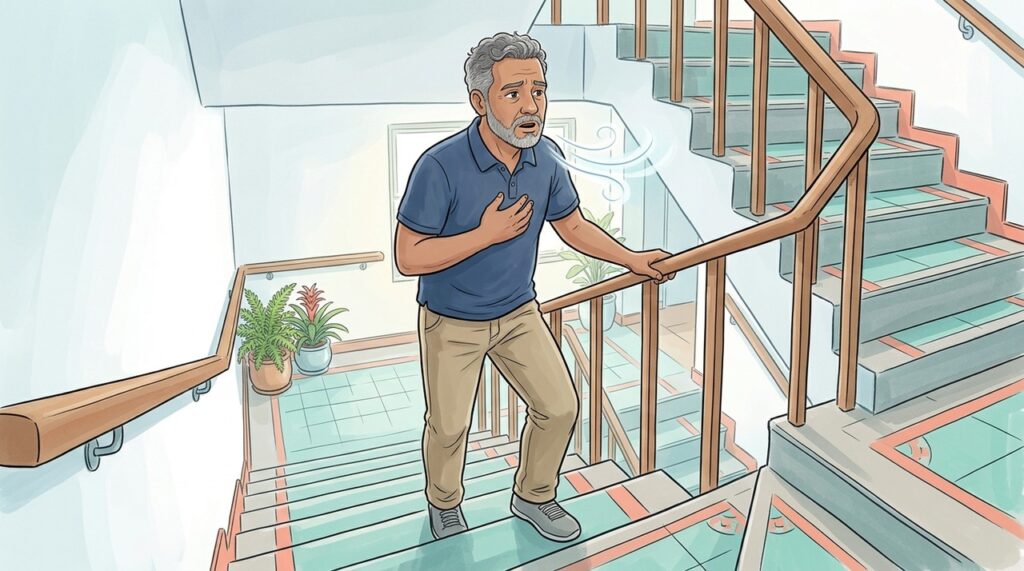 Em fumantes, falta de ar progressiva merece investigação pulmonar além do envelhecimento.