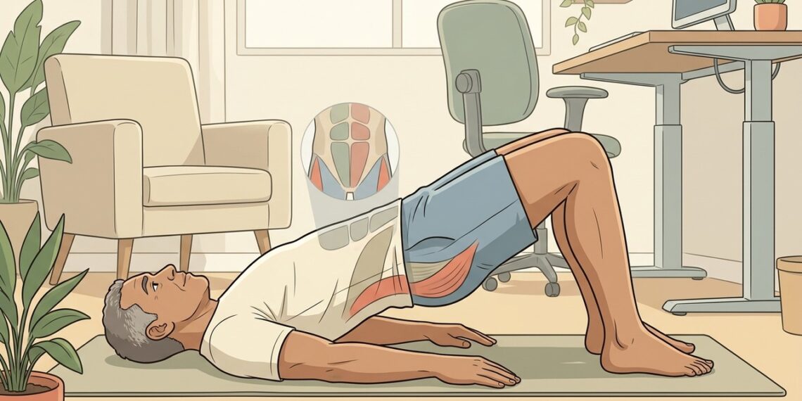 Como aliviar dores nas costas com exercícios simples para reduzir tensão muscular e melhorar a postura no dia a dia