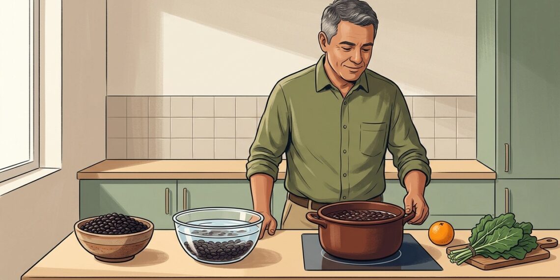 Deixar o feijão de molho antes de cozinhar tem impacto real na digestão e na absorção de nutrientes