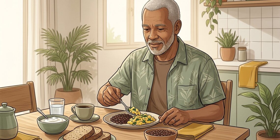 Dieta pobre em proteínas contribui para a sarcopenia, a perda de massa muscular com a idade