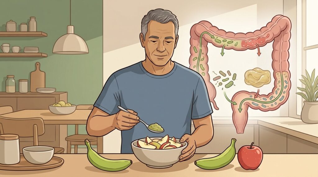 Amido resistente e pectina alimentam a microbiota por mecanismos distintos.