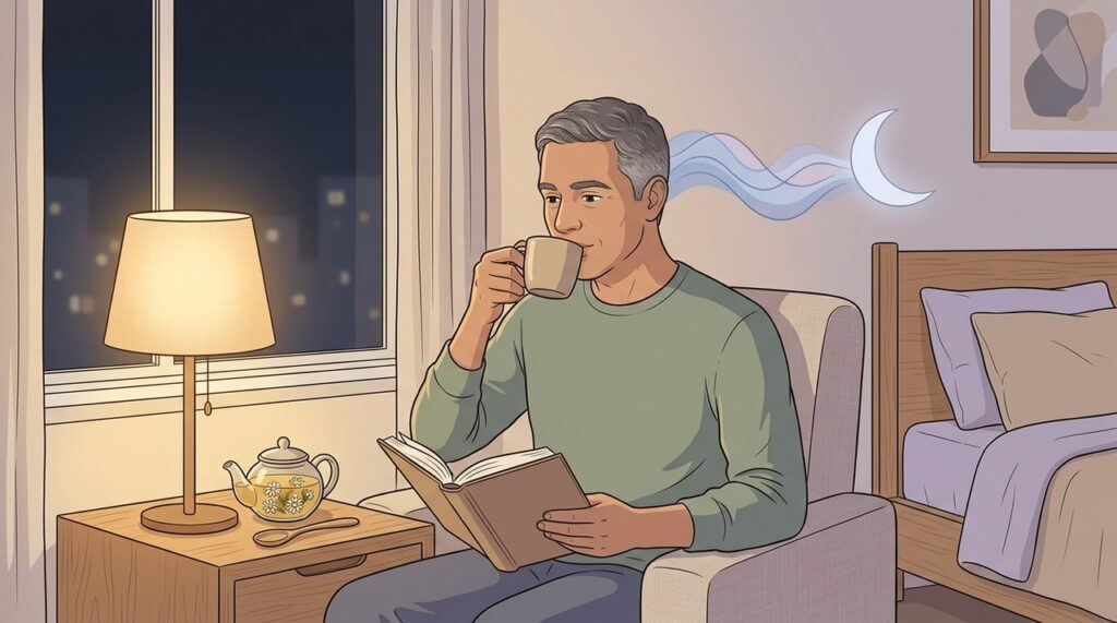O ritual noturno do chá pode ajudar a desacelerar antes de dormir.