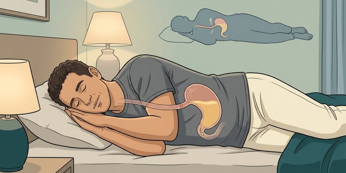 Dormir do lado esquerdo faz diferença para a digestão?