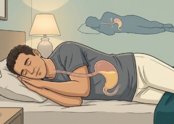 Dormir do lado esquerdo faz diferença para a digestão?
