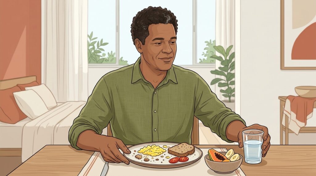 Proteína completa e gorduras do ovo ajudam a prolongar a sensação de saciedade.