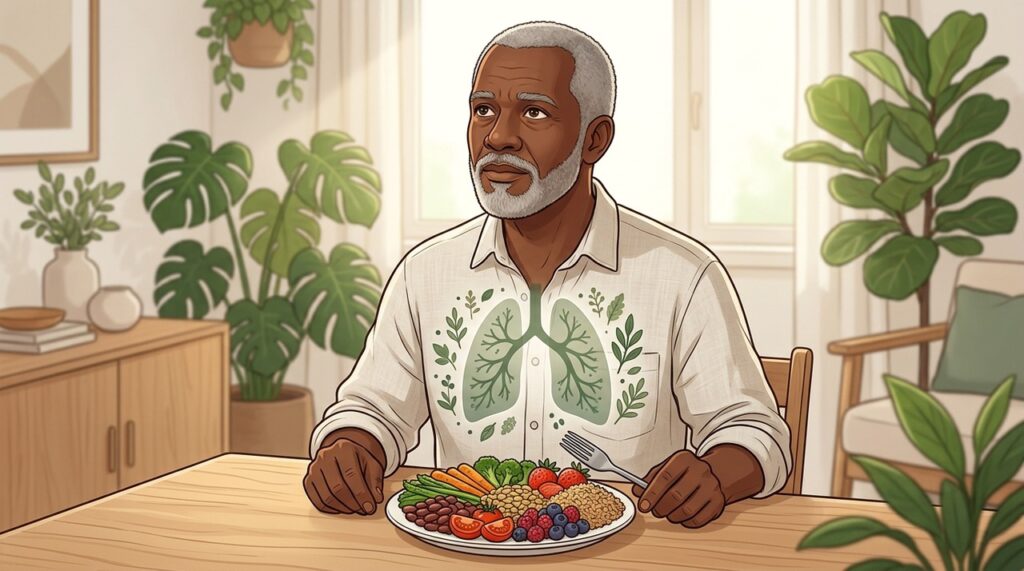 Nenhum suplemento isolado substitui o conjunto de alimentos que sustenta a saúde pulmonar.