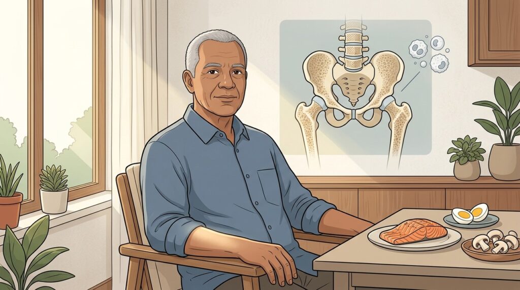 Sol, alimentação e metabolismo trabalham juntos para manter níveis adequados de vitamina D.