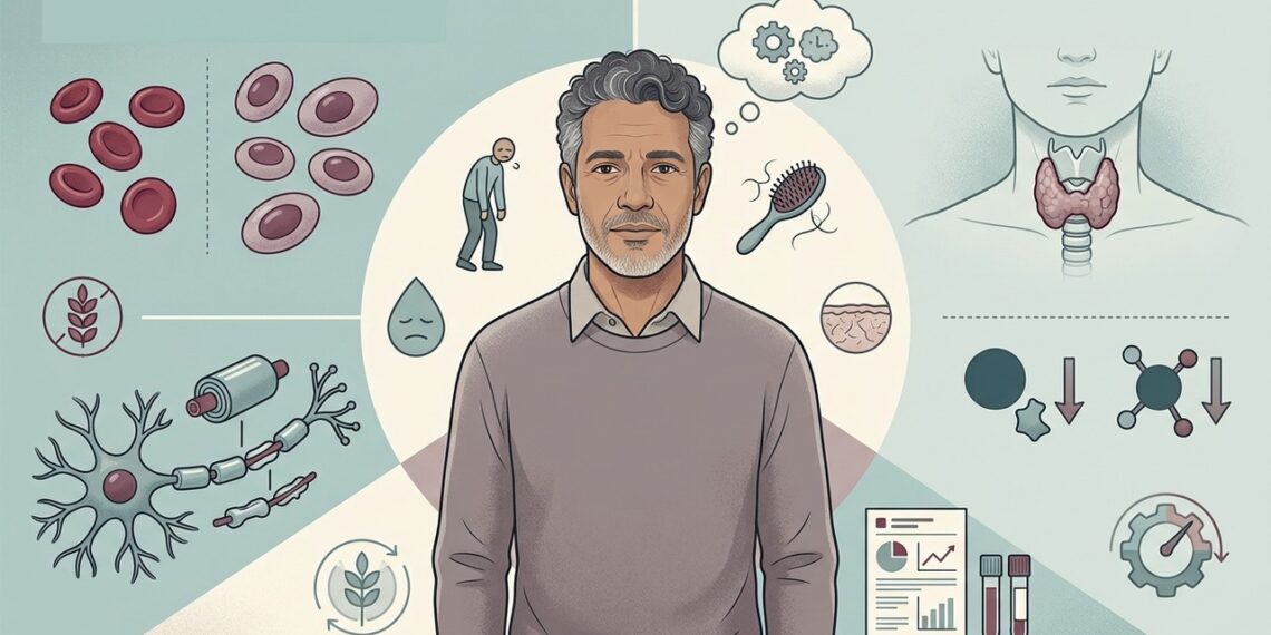 Deficiência de vitamina B12 e hipotireoidismo podem provocar sintomas parecidos e por isso costumam ser confundidos