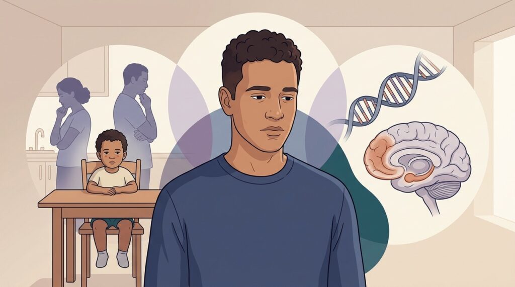 Genética, neurobiologia e experiências da infância podem contribuir juntas para o borderline.