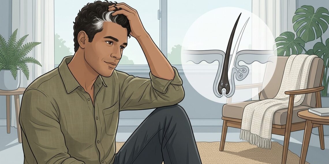 Ter mais cabelos brancos significa que você está envelhecendo?