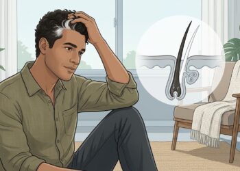 Ter mais cabelos brancos significa que você está envelhecendo?